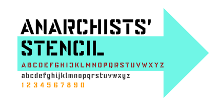 Pochoir Anarchistes Police Poster 1