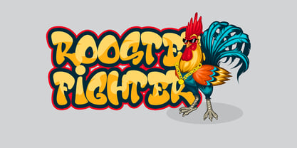 Crazy Rooster Font Poster 6