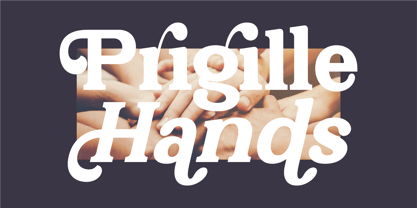 Prigille Hands Font Poster 1