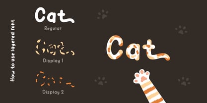 Calli Cat Font Poster 8
