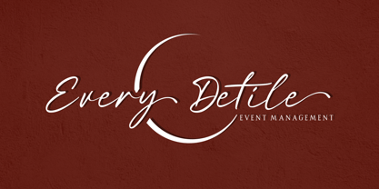 Red Buttery Font Poster 12