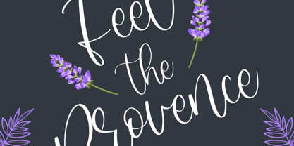 Sweet Lavender Font Poster 3