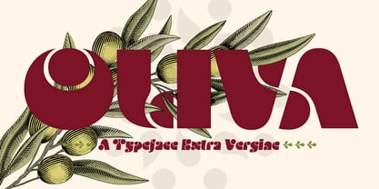 Oliva Font Poster 1