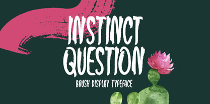 Instinct Question Font Poster 1