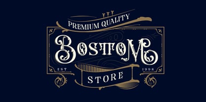 Rusty Store Font Poster 2