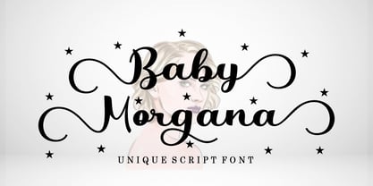 Baby Morgana Font Poster 1
