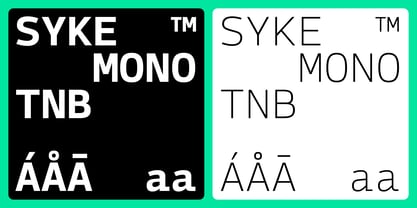 Syke Mono Font Poster 1