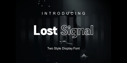Lost Signal Font Poster 1