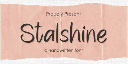 Stalshine Font Poster 1