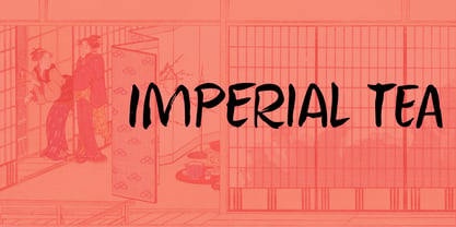 Imperial Tea Font Poster 1