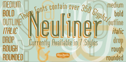 Neuliner Font Poster 4