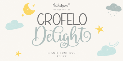 Crofelo Delight Font Poster 1