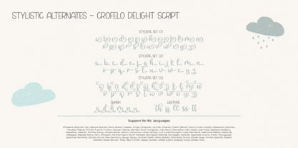 Crofelo Delight Font Poster 10