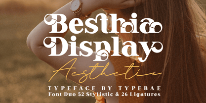Besthia Display Font Poster 1