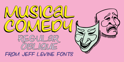Musical Comedy JNL Font Poster 1