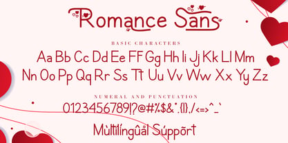 Romance Sans Font Poster 8
