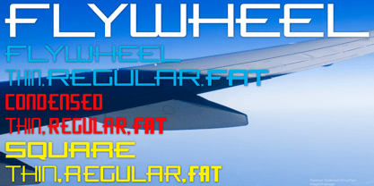 Flywheel Font Poster 4