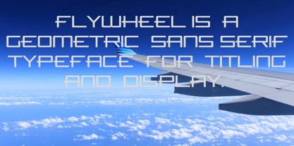 Flywheel Font Poster 2
