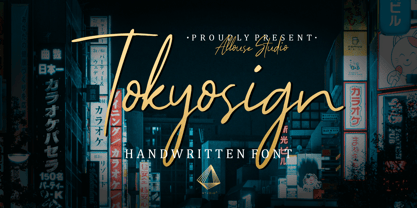 Tokyosign Font Poster 1