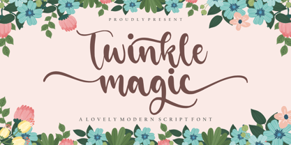 Twinkle Magic Fuente Póster 1