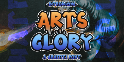 Arts Glory Font Poster 1