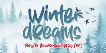 Winter Dreams Font Poster 1
