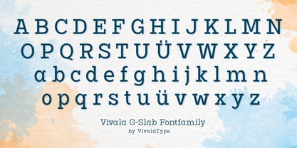 Vivala G Slab Font Poster 7