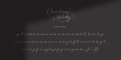 Christmas Melody Font Poster 11