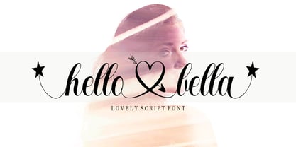 Hello Bella Font Poster 1