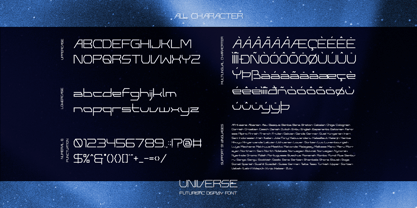 Universe Font Poster 9