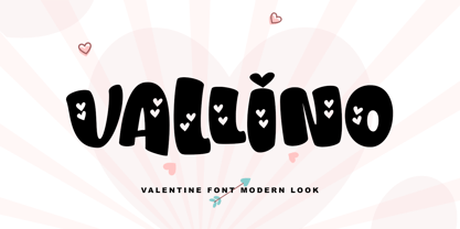 Vallino Font Poster 1