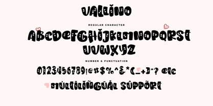 Vallino Font Poster 5