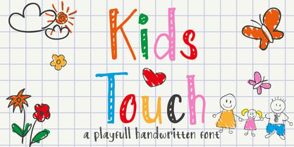 Kids Touch Font Poster 1
