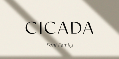 Cicada Font Poster 1