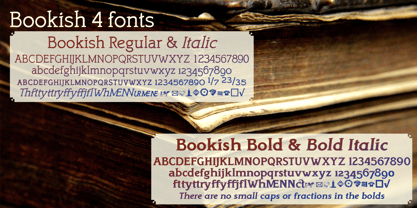 Bookish Font Poster 2
