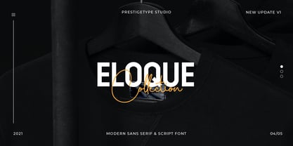 Eloque Font Poster 1