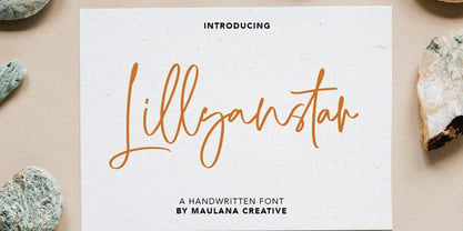 Lillyanstar Font Poster 1