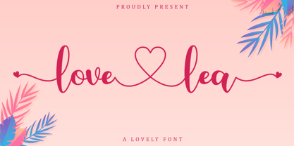 Love Lea Font Poster 1
