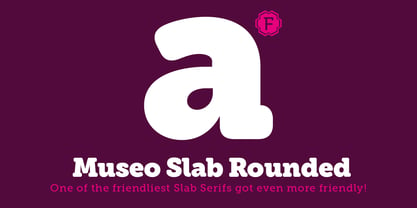 Museo Slab Rounded Fuente Póster 1
