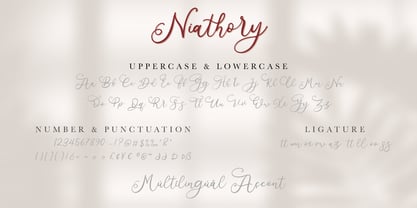 Niathory Font Poster 6