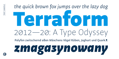 Shelf Font Poster 8