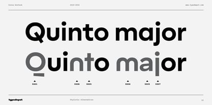 Corsa Grotesk Fuente Póster 9