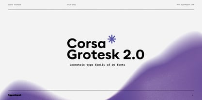 Corsa Grotesk Font Poster 1