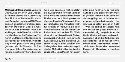 Corsa Grotesk Font Poster 8