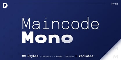 Maincode Mono Font Poster 1
