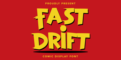 Fast Drift Font Poster 1