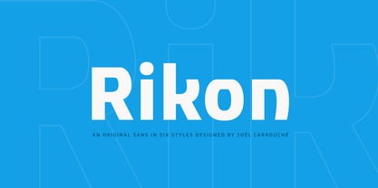 Rikon Font Poster 1