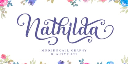 Nathilda Font Poster 1