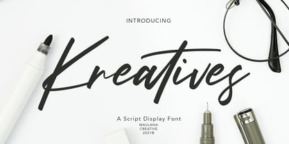 Kreatives Font Poster 1