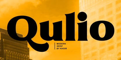 Qulio Font Poster 1